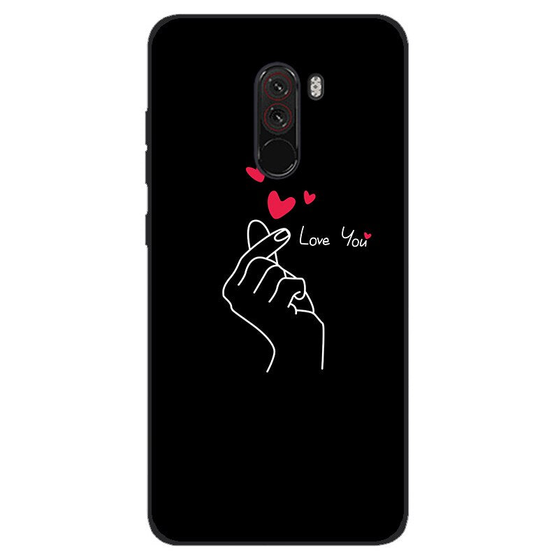 For xiaomi mi pocophone f1 Case Silicon Back Cover Phone Case for xiaomi poco F1 Cases Pocofone F1 6.18 inch Soft bumper coque