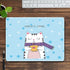 Ins Geometric Mouse Pad Aesthetic Non-Slip Desk Table Mat Surface for The Mouse Office Home Computer Laptop Desktop Pad