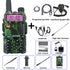 BaoFeng UV 5R Walkie-Talkie Dualband Long Range Two Way Radio For Hunting Portable FM cb Radio Stations Transceiver Wireless Set