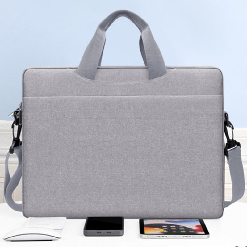 Laptop Bag 14 15 Inch Water Resistant Laptop Sleeve Case with Shoulder Straps Handle Notebook Computer Case Briefcase
