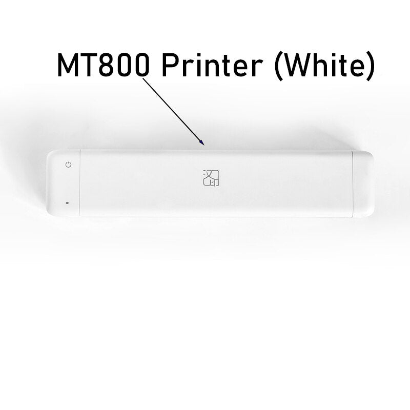 MT800 Portable A4 Thermal Printer Wireless Bluetooth Cell Phone Printing Homework Office Home Small Printer Special Ribbon