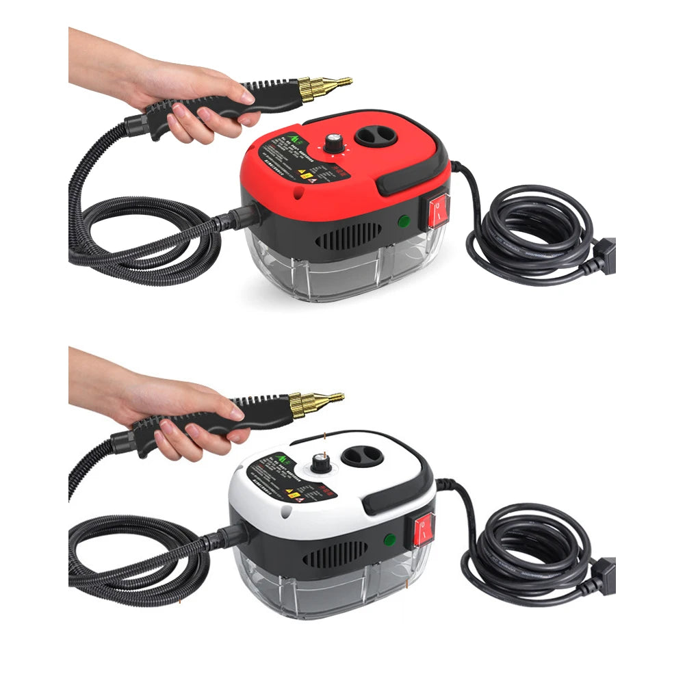 2500W Electric Steaming Cleaner 110V 220V Handheld Steamer Cleaner Cleans Up Stain Easily for Air Conditioner/Kitchen Hood/Car