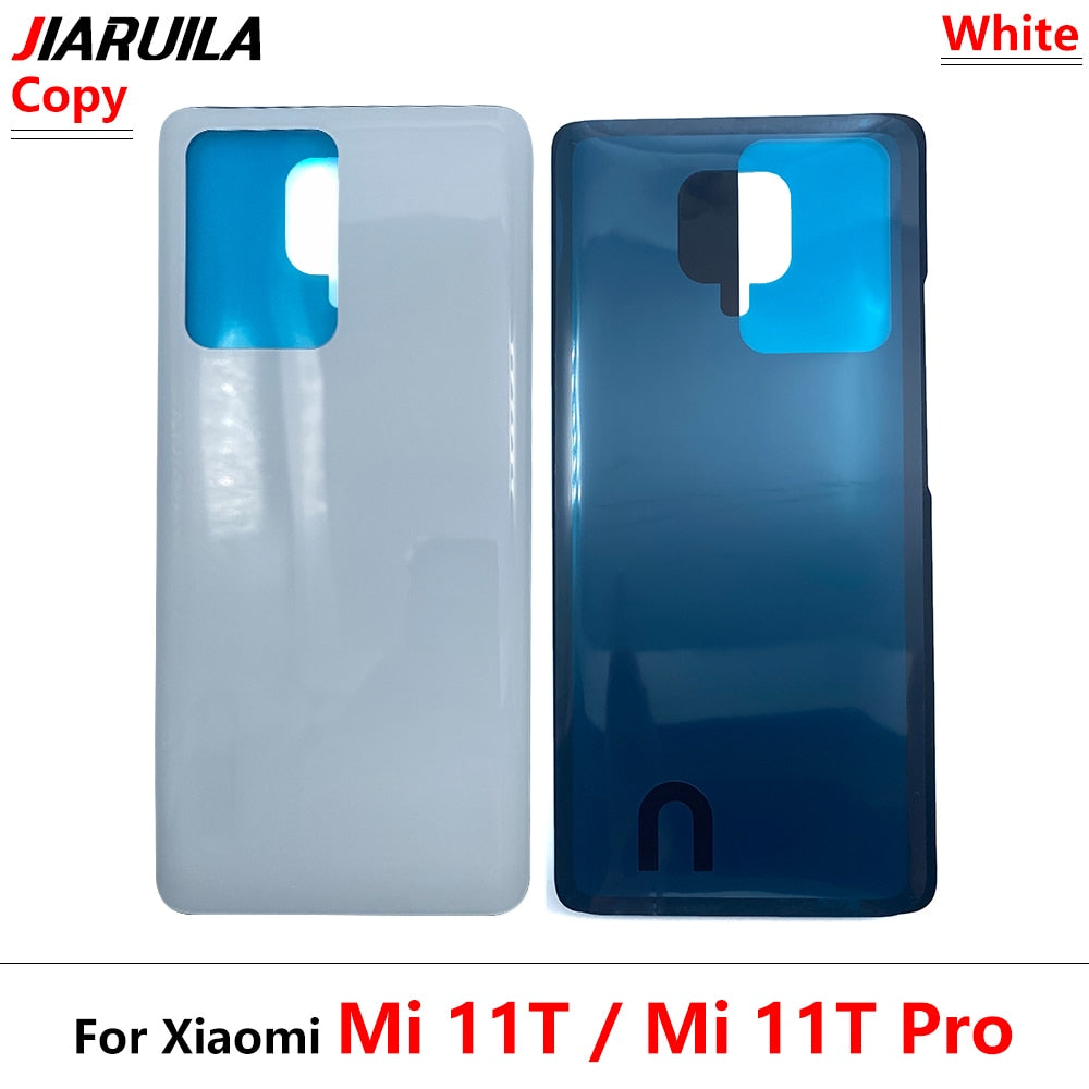 New Housing Battery Cover Repair Replace Back Door Rear Case With Adhesive For Xiaomi Mi 11T / Mi 11 / Mi 12 Pro With LOGO