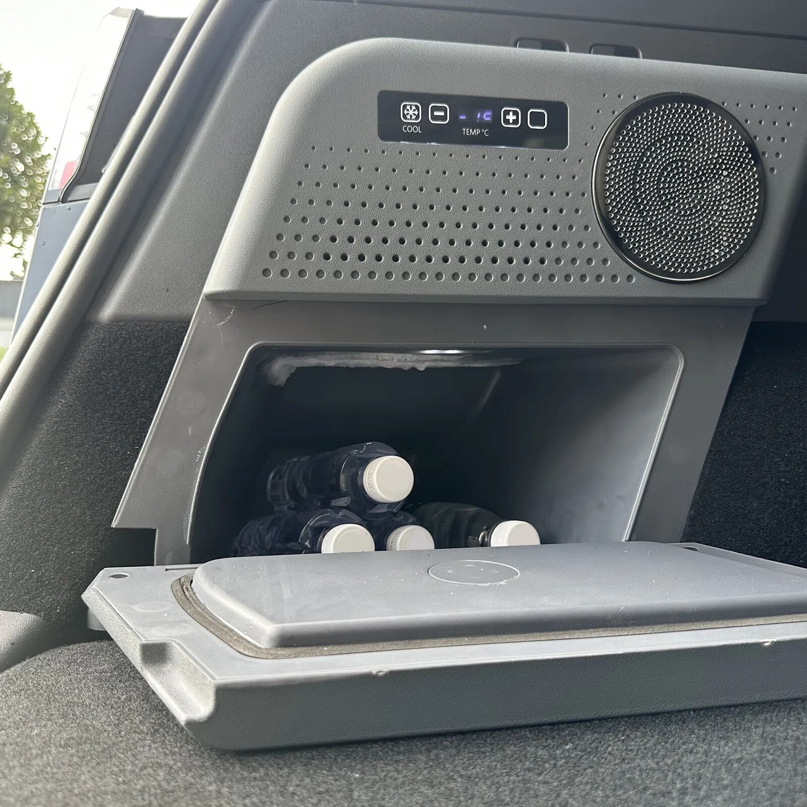 Car Refrigerator Fridge For Tesla Model Y 2019-2023 16L -18℃-20℃ Freezer  Compressor Cooling Car Trunk Storage Refrigeration