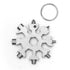Upgrade 18in1 Snowflake Multitool Portable Pocket Tool Box Pendant Wrench Ratchet Combination Gear Clip Measure Useful Hand Tool