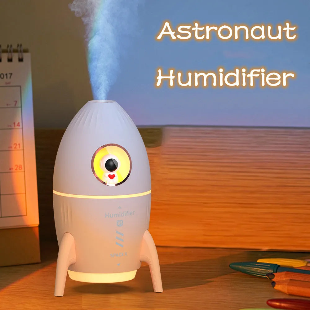 2023 Rocket Jellyfish Air Humidifier Kid Gift Creative Modeling Cool Mist Essential Oils Diffuser Fragrance Diffuser Humidifiers