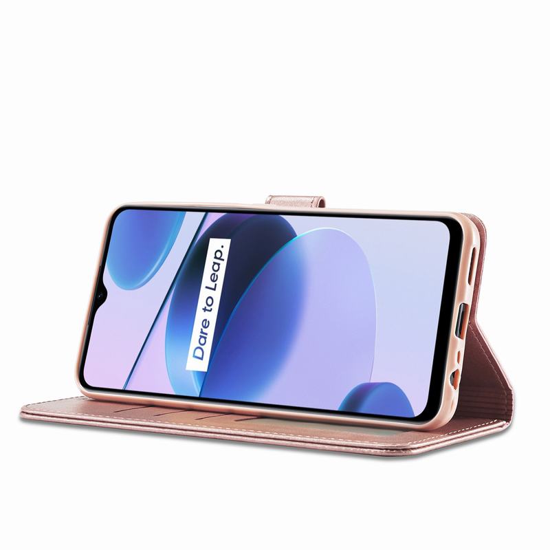 Wallet Case For OPPO Realme C35 Case Flip Vingtage Leather Cover For Realme C35 Phone Cases Magnteic Card Holder Bags Coque