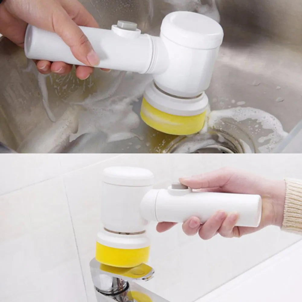 Wireless Electric Cleaning Brush USB Housework Kitchen Dishwashing Brush Bathtub Tile Professional Cleaning Brush Labor Saving