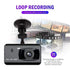 Metal High-grade Feel General Car Tachograph HD 1080P Dual Lens Reversing Image