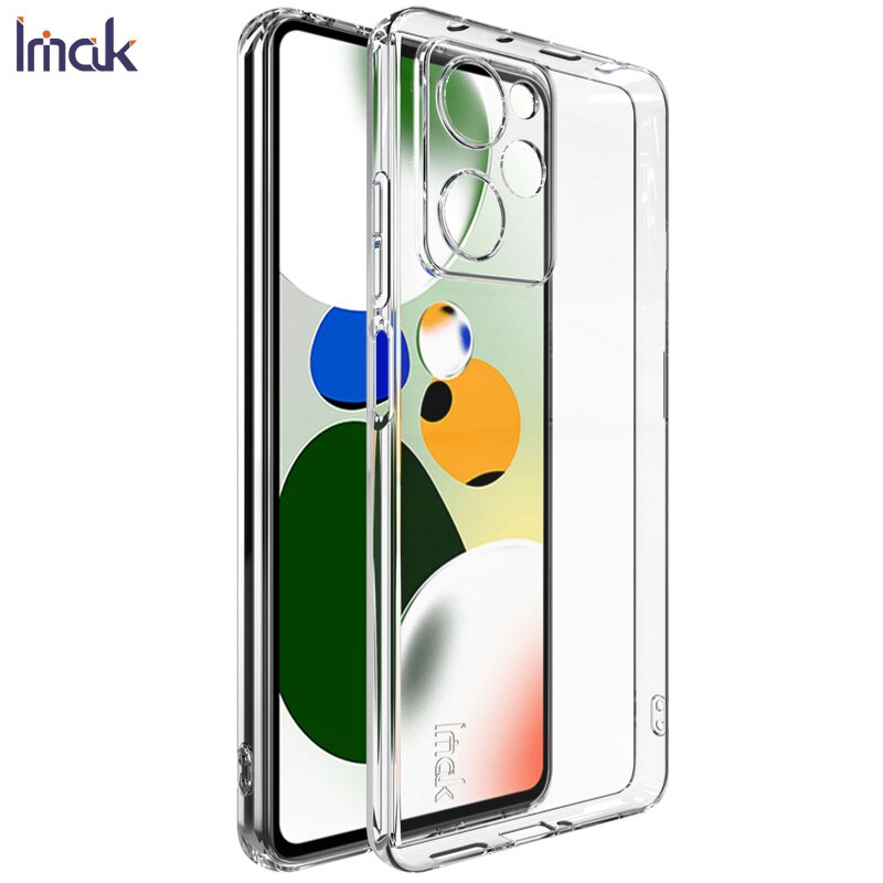 IMAK Slim Soft TPU Case For Xiaomi POCO X5 Pro Straight Frame Phone Cover Protection For Xiaomi POCO X5 Pro