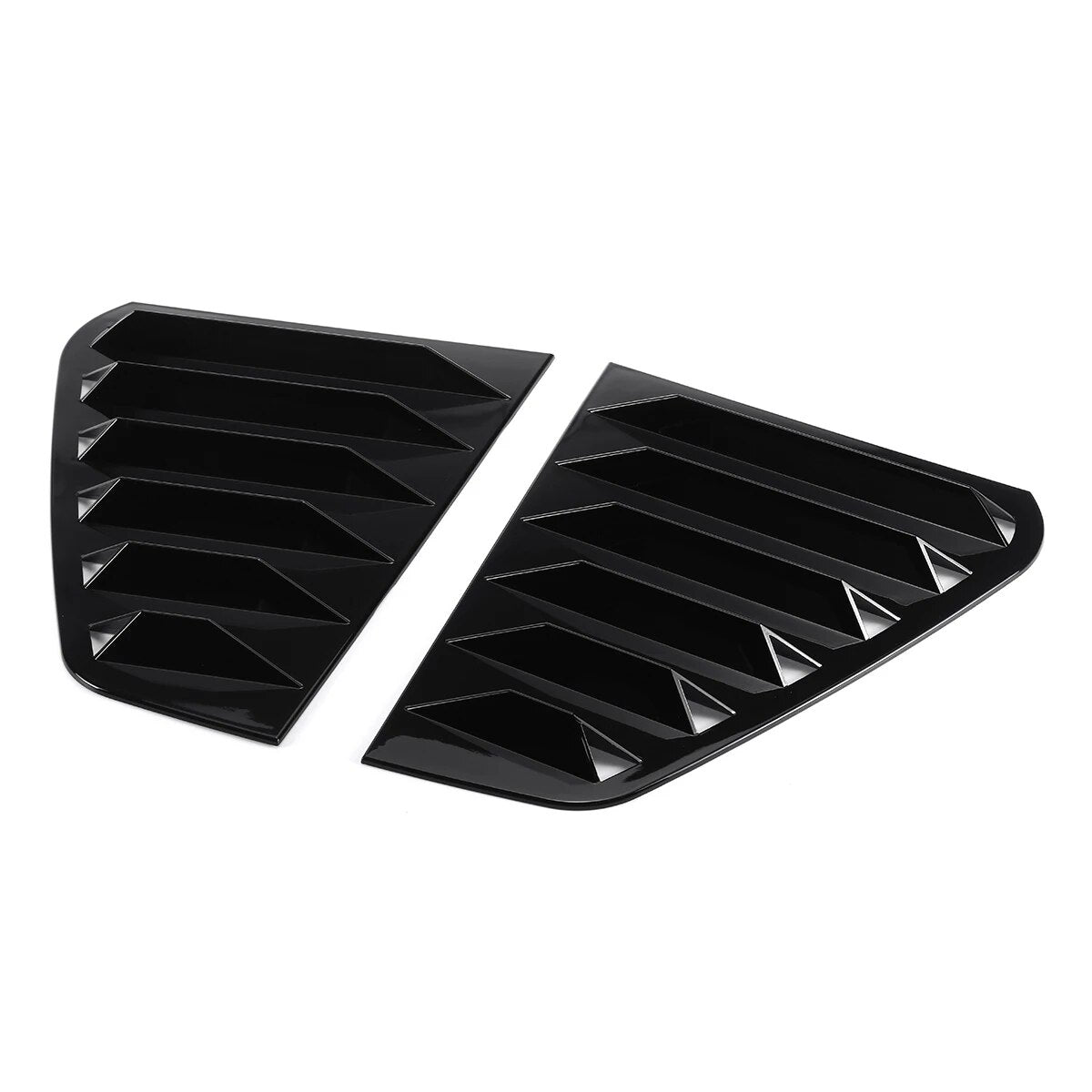 2PCS Car Rear Window Shutter Cover Trim for VW GOLF 6 GOLF 7 GOLF 7.5 GOLF 8 MK7/7.5/8 GTI GTD R Window Louver Side Vent Trim