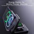 Bonola Magnetic Wireless Charger 2 in 1 Foldable Stand for iWatch Ultra/8/7/6 15W Fast Wireless Charging for iPhone 14 Pro/13/12