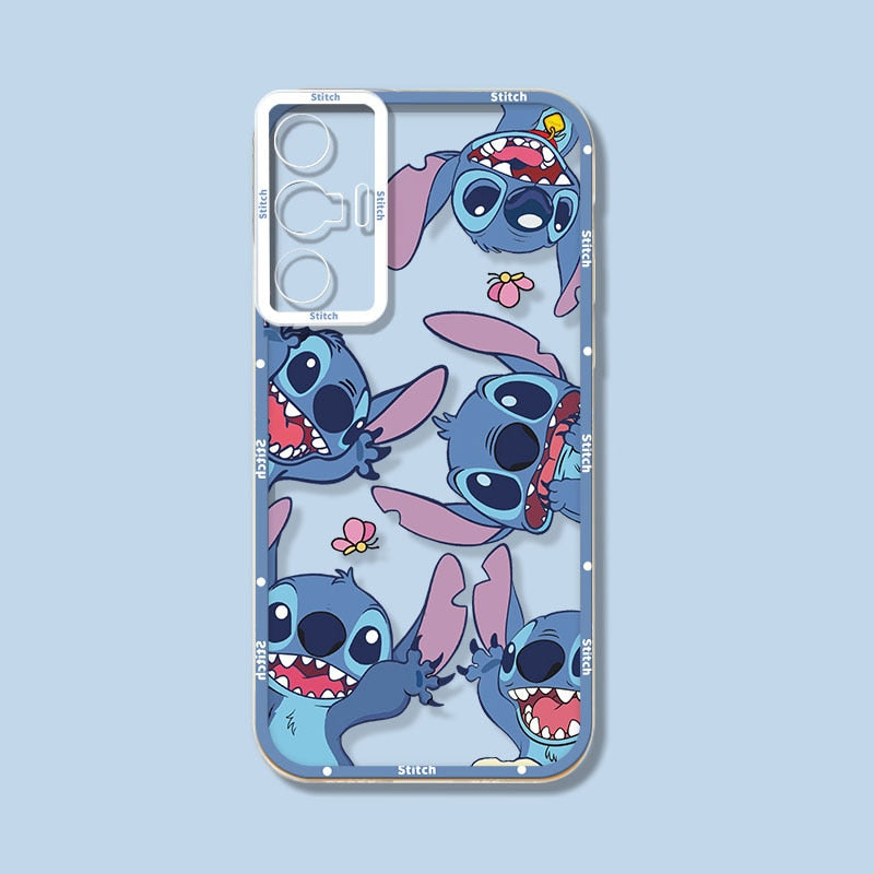 Cartoon Disney Stitch Soft Silicone Case For Huawei P30 Lite P10 Plus P20 P30Lite P40 Lite P50 Pro Y9 Prime 2019 Clear Cover