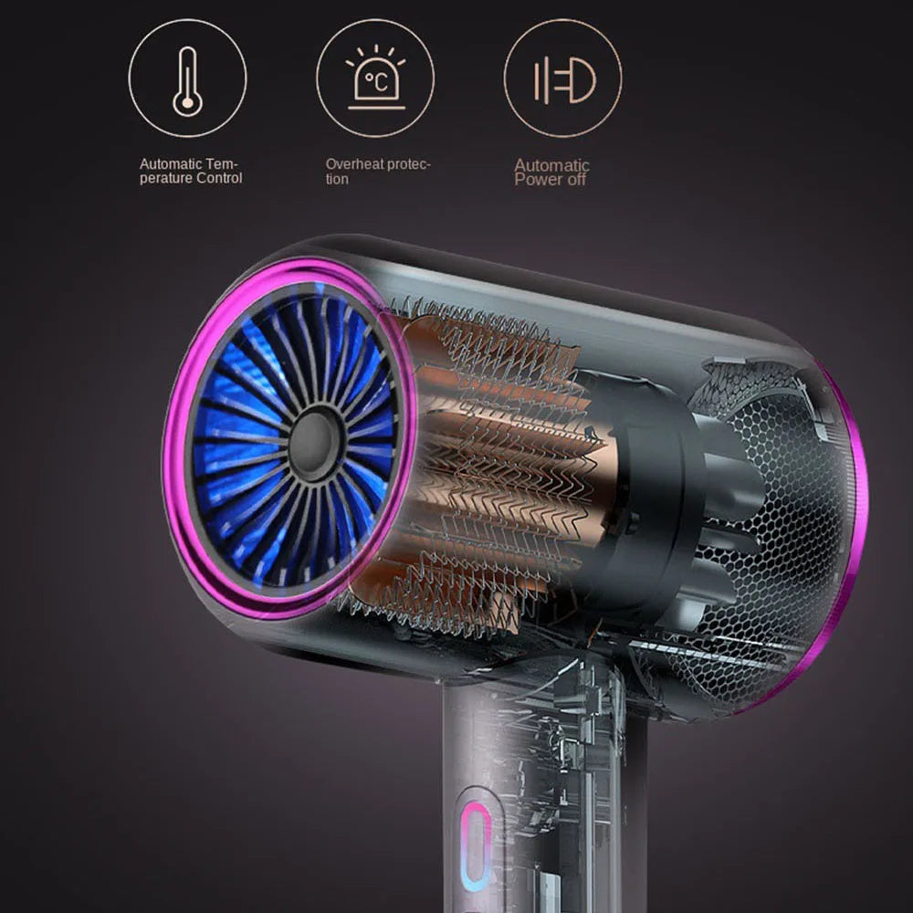 2400W High Power Professional Hair Dryer High Speed Negative Ion Hair Care Electric Blow Dryer Salon Styling Tools