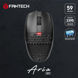 FANTECH ARIA XD7 Gaming Mouse 59g Mouse PIXART 3395 Wired and Wireless Mouse Huano 80 Million TTC Gold Encoder for Mouse Gamer