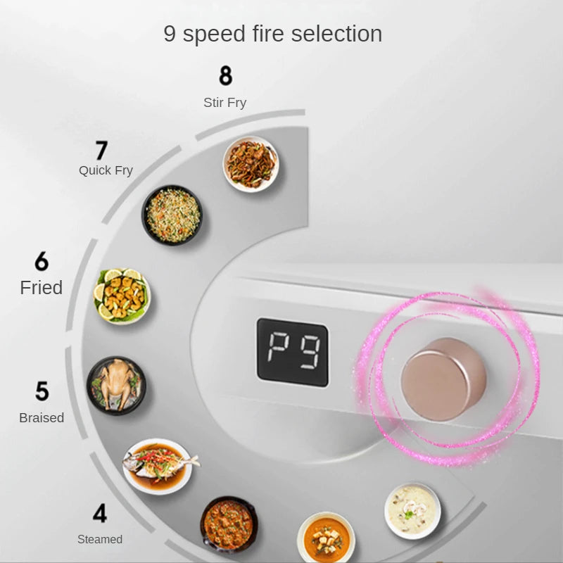 Smart in the induction cooker household energy-saving ultra-thin hot pot cooking  multi-function integrated battery stove