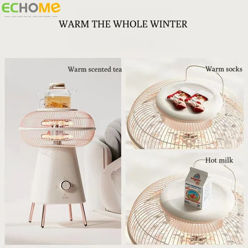 Electric Heater Household Energy Saving Air Heater Carbon Fiber Heating Oven Portable Warmer Electric Fireplace Winter Warmer