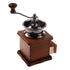 Manual coffee grinder Wood / metal hand mill Spice mill (wood color)