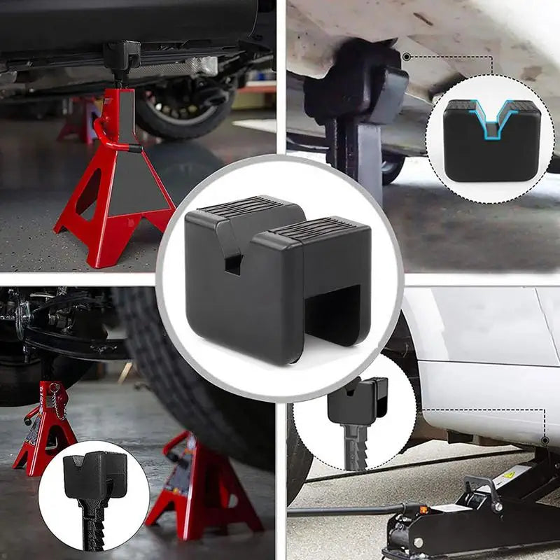 Jack Stand Pad Protector Lifting Anti Slip Auto Repair Products Support Pad Rubber Car Jacking Stand Pads Car Accessories