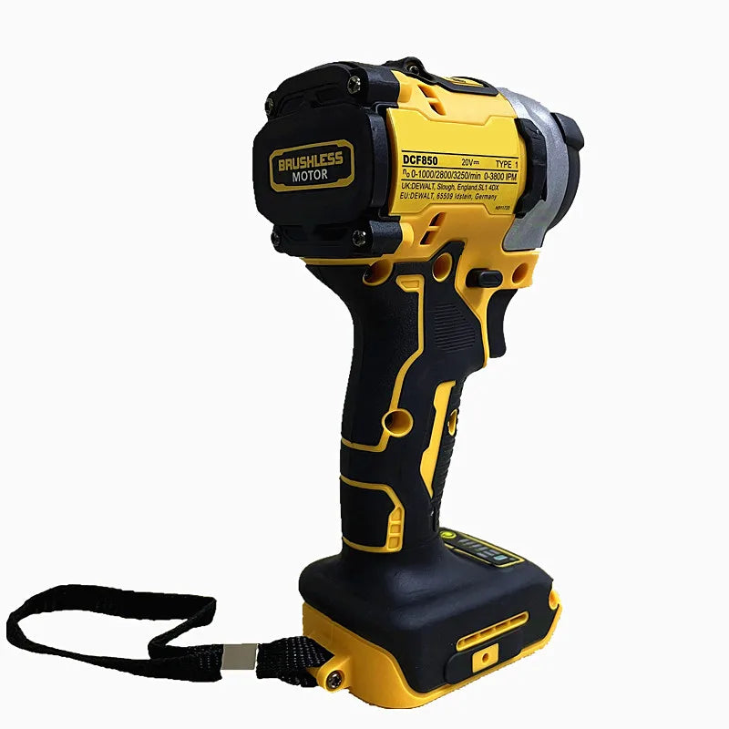 Brushless Electric Screwdriver Cordless 1/4" Driver  Impact Drill Repair Hex Wrench For DeWALT 18-20V Battery Power Tools