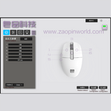 Wireless Mouse RGB Light, PAW3395, TTC Golden Wheel Encoder, Kaihua GM8.0 Black Mamba Micro Motion, 65g Ultra Light