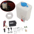 Universal Car Windshield Washer Bottle 12V Windscreen Washer Pump Fluid Tank 1.5L Reservoir Nozzle Sprayer Kit