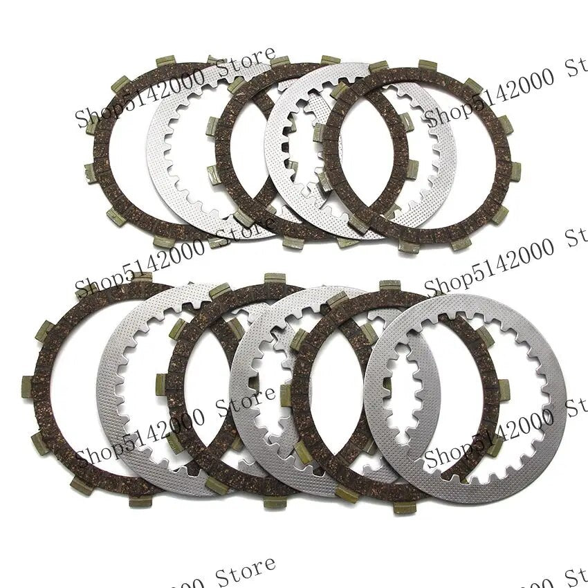 Motorcycle Steel Plate Disc Clutch Friction Plates For Yamaha XT250G XT250 1980 XT250H XT250J XT250K XT250KC  High quality parts