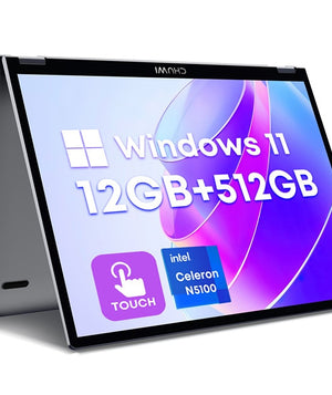 CHUWI 10.51 Inch MiniBook X Laptop Tablet 2-in-1 Intel N100 N5100 YOGA mode 12GB LPDDR5 512G SSD Windows 11 Notebook Laptop