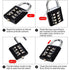 School Locker Lock Button Combination Security Padlock 8/10 Digits Digital Code Padlock For Toolbox Sports Locker Fence Lock