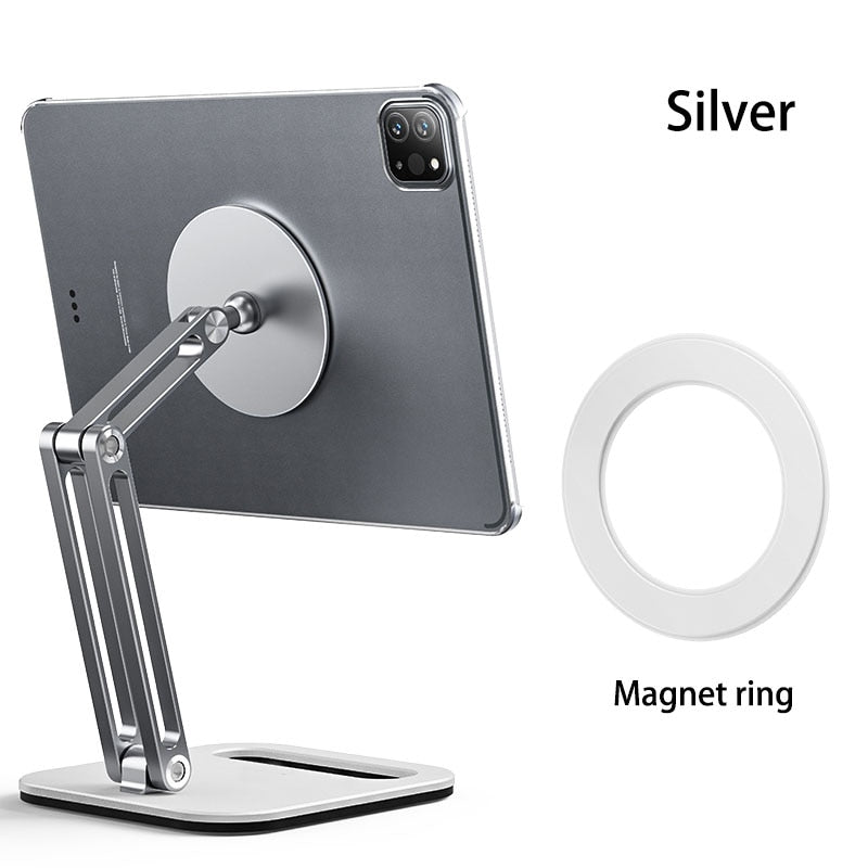 Metal Magnetic Tablet Stand Holder Pad Folddable Support for iPad Air Pro 12 Mini Xiaomi Samsung Accessories
