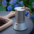 Moka Pot Aluminum Coffee Machine Bottom-covered  Espresso Geyser Coffee Maker Stove Coffee Pot Induction Cooker Heating 3/6 Cups