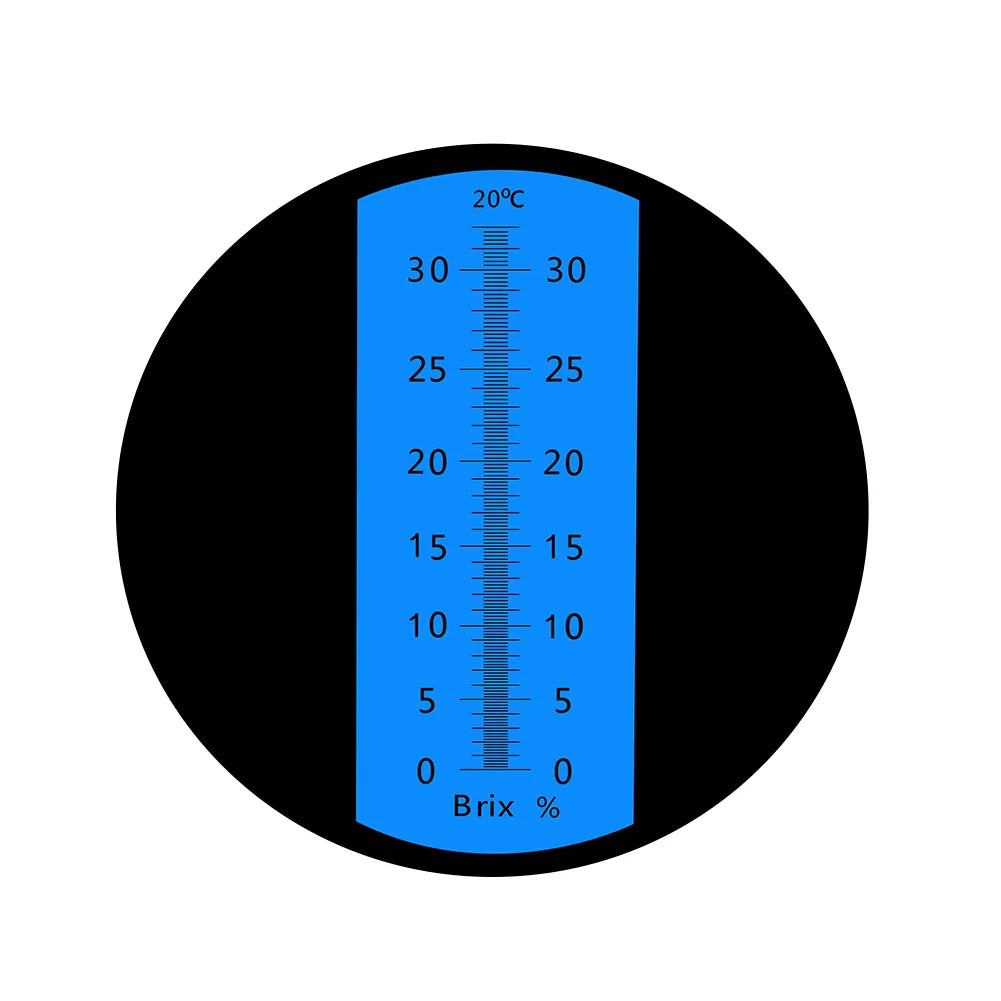 Yieryi New 0-32% Brix Refractometer Honey Jam Juice Sugar Meter Density Gauge ATC Sugar Concentration Tester