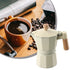 Moka Pot Stovetop Espresso Maker 3/6 Cup Coffee Maker With Solid Wood Handle Classic Italian Style Manual Coffee Machine Makers