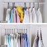 Space Saving Metal Closet Organizers,Multi-Port Support Clothes Magic Hangers,Heavy Duty Clothing Drying Rack for Bedroom Closet