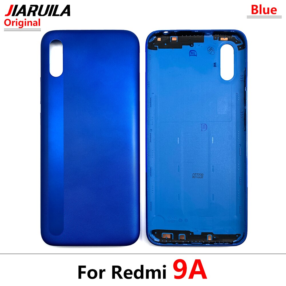 Original Battery Back Cover Rear Door Housing Case Replacement With Volume Power Button Side Key For Xiaomi Redmi 9A 9T 9C 9