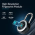 JWM Fingerprint Padlock, Keyless Smart Fingerprint Gym Lock for Locker with 5000N Tensile