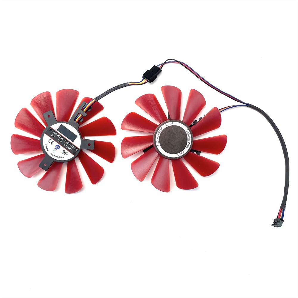 New 85MM Diameter RX-570-RS RX-580-RS FDC10U12S9-C For XFX RX570 RS RX580 RS Video Graphics Cards Cooling As Replacement Fan