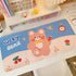 Cartoon Soft Cute Animal Mouse Pad PVC Waterproof Thermal Insulation Table Mat Computer Keyboard Mat Desk Decoration