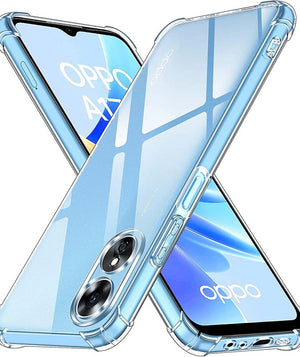 Shockproof Clear Soft Case For Oppo A17 A16 A16s A54s Silicone Back Cover for Oppo A78 5G A57 4G A77 5G A57s A96 4G A76 A94 5G
