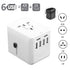 2000W Universal Converter Travel Charger Power Adapter With USB Ports 5.6A Smart Phone Fast Charging Worldwide Conversion Plug
