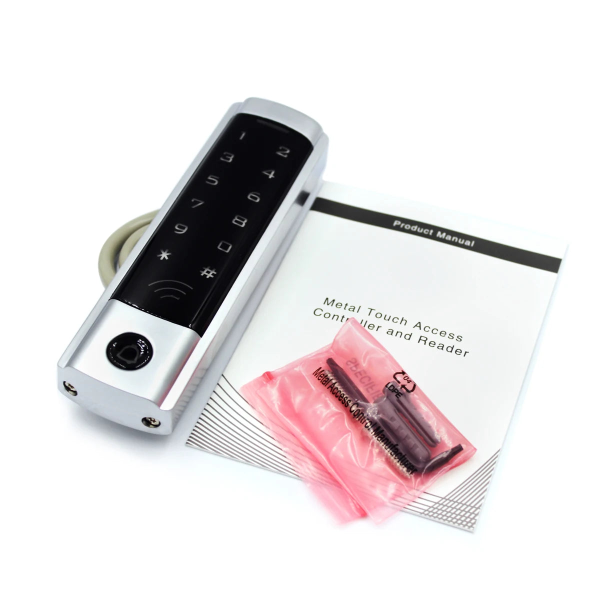 RFID Touch Keypad Access Control System Door Lock 125KHz EM Card Waterproof Metal Case Door Entry Access Lock