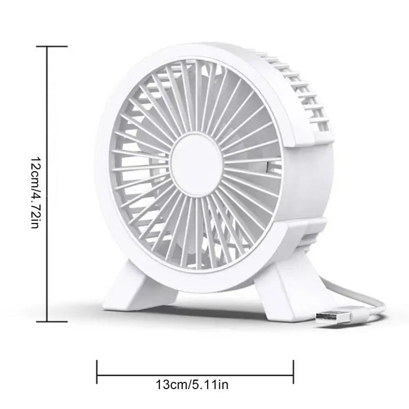 Electric Fan Portable Cooling for Laptops Silent Usb Fan for Home Officeoutdoor Desktop Cooler Camping Air Mini Appliances
