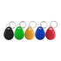 100Pcs 125KHz EM4100 Cards RFID Key Fobs Access Control Keychains Proximity ID Card Token Tags, 5 Colors for Security Lock