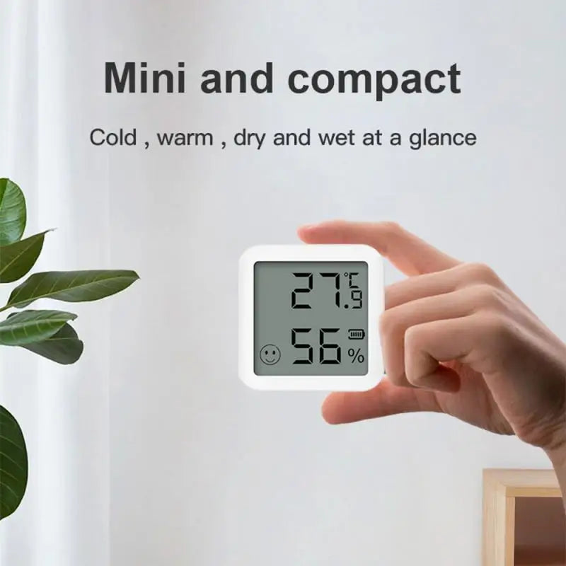 Tuya Bluetooth Smart Temperature And Humidity Sensor Indoor Thermo-Hygrometer Mini Smart Home Temperature & Humidity Detector