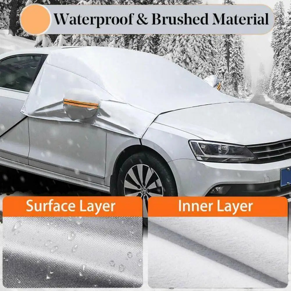 Prevent Snow Ice Sun Shade Dust Frost Freezing Car Windshield Cover Protector Cover Universal For Auto X3C4