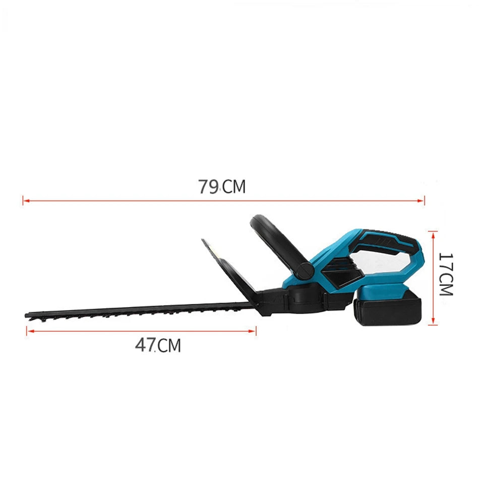 21V Cordless Hedge Trimmer Household Garden Trimmer Pruning Saw Lawn Mower Electric Hedge Trimmer Garden Tool