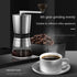 Home Portable Manual Coffee Grinder Hand Coffee Mill with Ceramic Burrs 6/8 Adjustable Settings Portable Hand Crank Tools