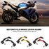 2PCS CNC Motorcycle Brake Clutch Levers Guard Protector Modification Anti-Fall Horn Brakes Hand Guard Bow Protection Rod