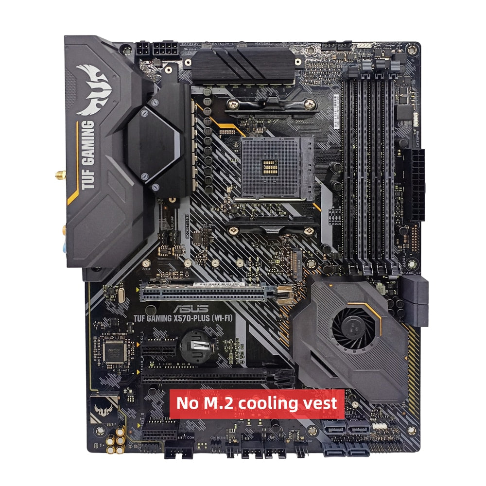 X570 Motherboard ASUS TUF GAMING X570-PLUS WI-FI AM4 4×DDR4 128GB PCI-E 4.0 M.2 SATA III ATX For AMD 3rd/2nd Gen AMD Ryzen cpu