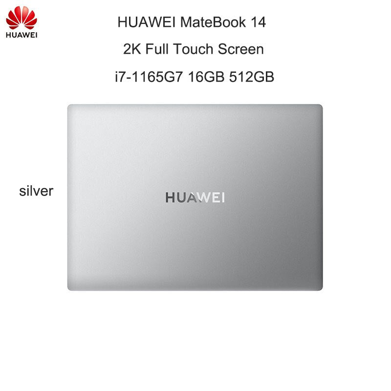 2021 HUAWEI MateBook 14 Laptop 14 Inch IPS 2K Touchscreen Notebook i5-1135G7/i7-1165G7 16GB 512GB  Iris Xe Graphics Netbooks